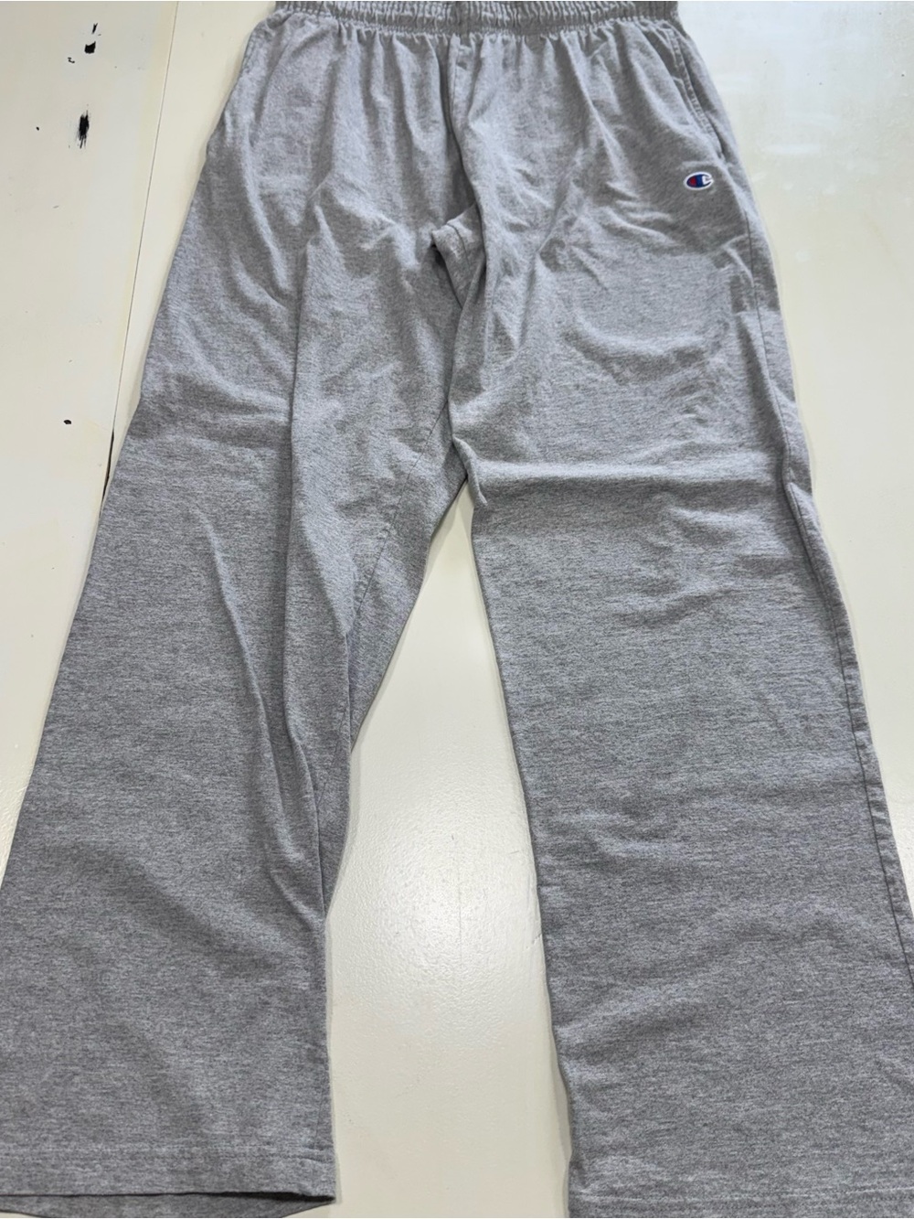 Champion Authentic Athleticwear Open-Bottom Jersey Sweatpants (Large)